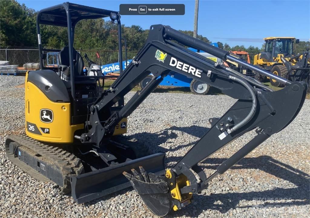 John Deere 26 P Mini kotrók < 7t