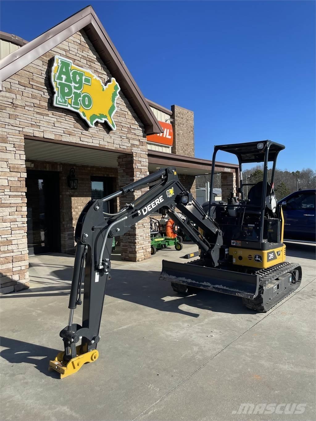 John Deere 26 P Mini kotrók < 7t
