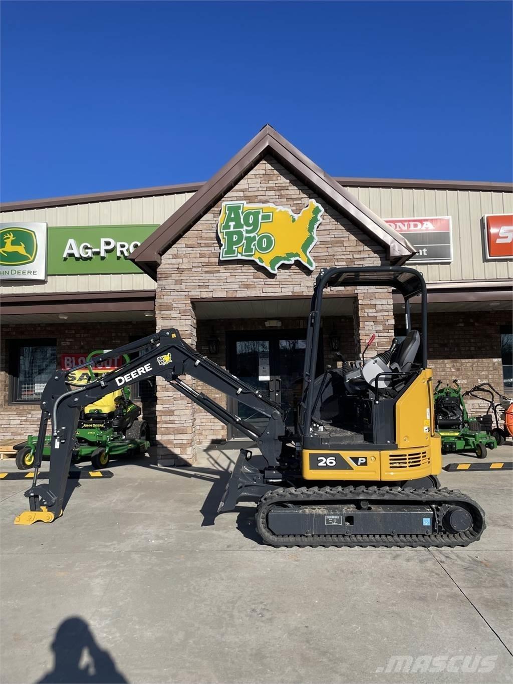 John Deere 26 P Mini kotrók < 7t