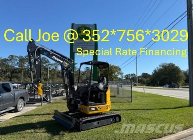 John Deere 26 P Mini kotrók < 7t