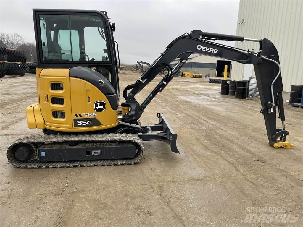 John Deere 35G Mini kotrók < 7t