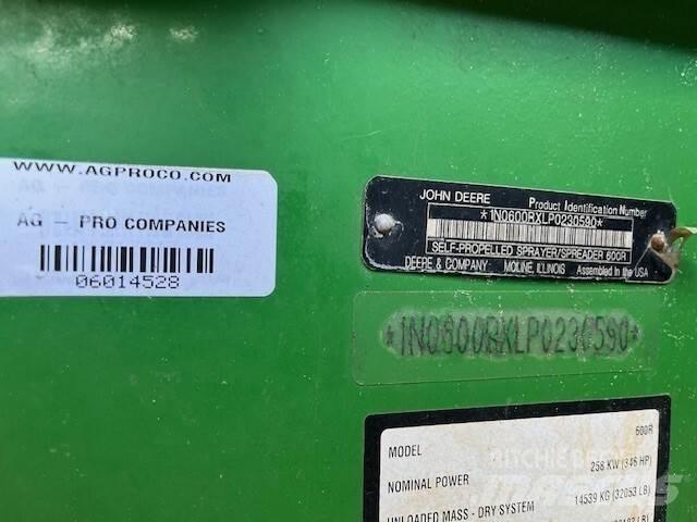 John Deere 600R Vontatott trágyaszórók
