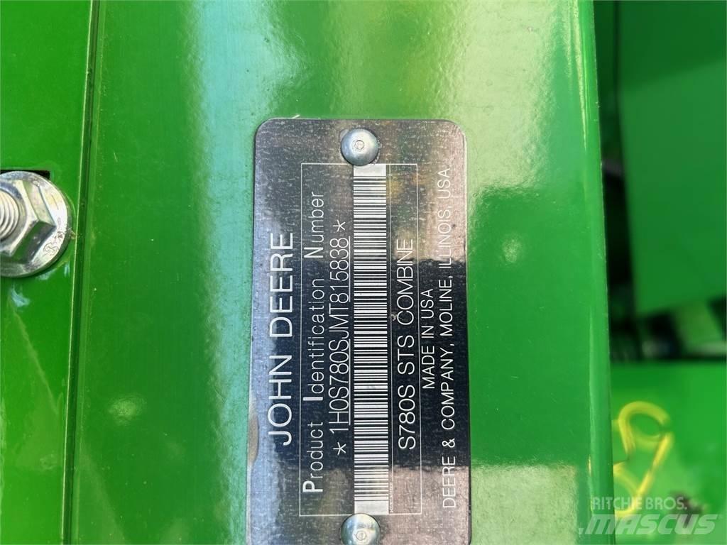 John Deere S780 Kombájnok