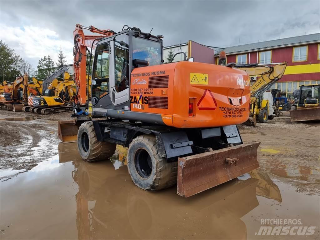 Hitachi ZX140W-3 Gumikerekes kotrók