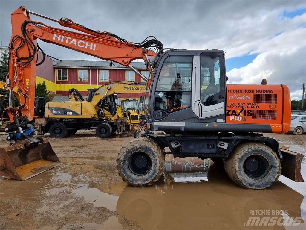 Hitachi ZX140W-3 Gumikerekes kotrók