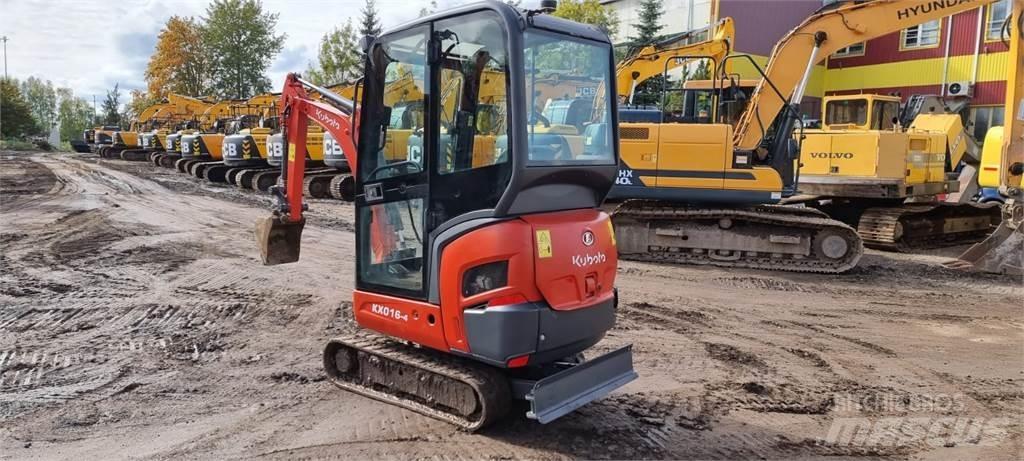 Kubota KX 016-4 Mini kotrók < 7t