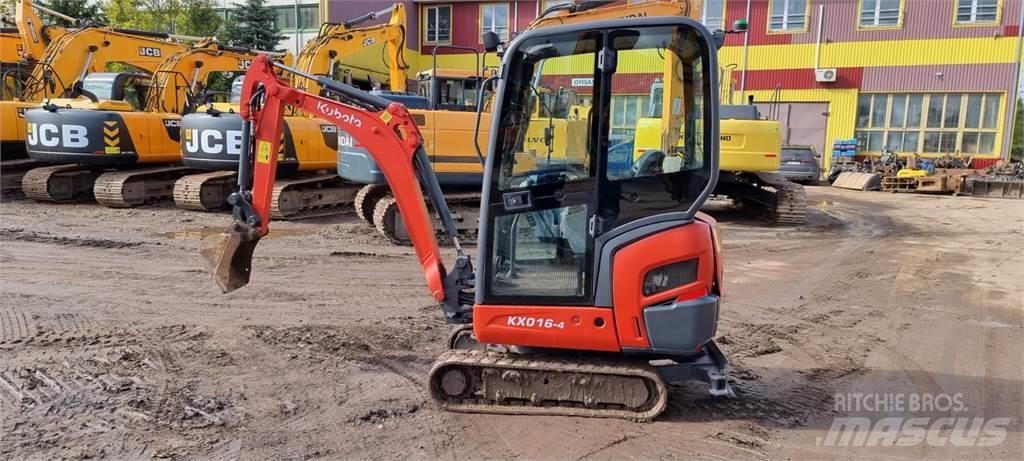 Kubota KX 016-4 Mini kotrók < 7t