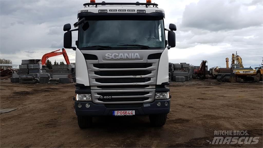 Scania G 490 Hidraulikus konténerszállító