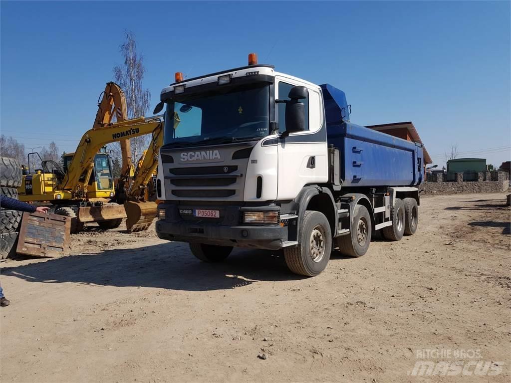 Scania G480 8x4 Hidraulikus konténerszállító