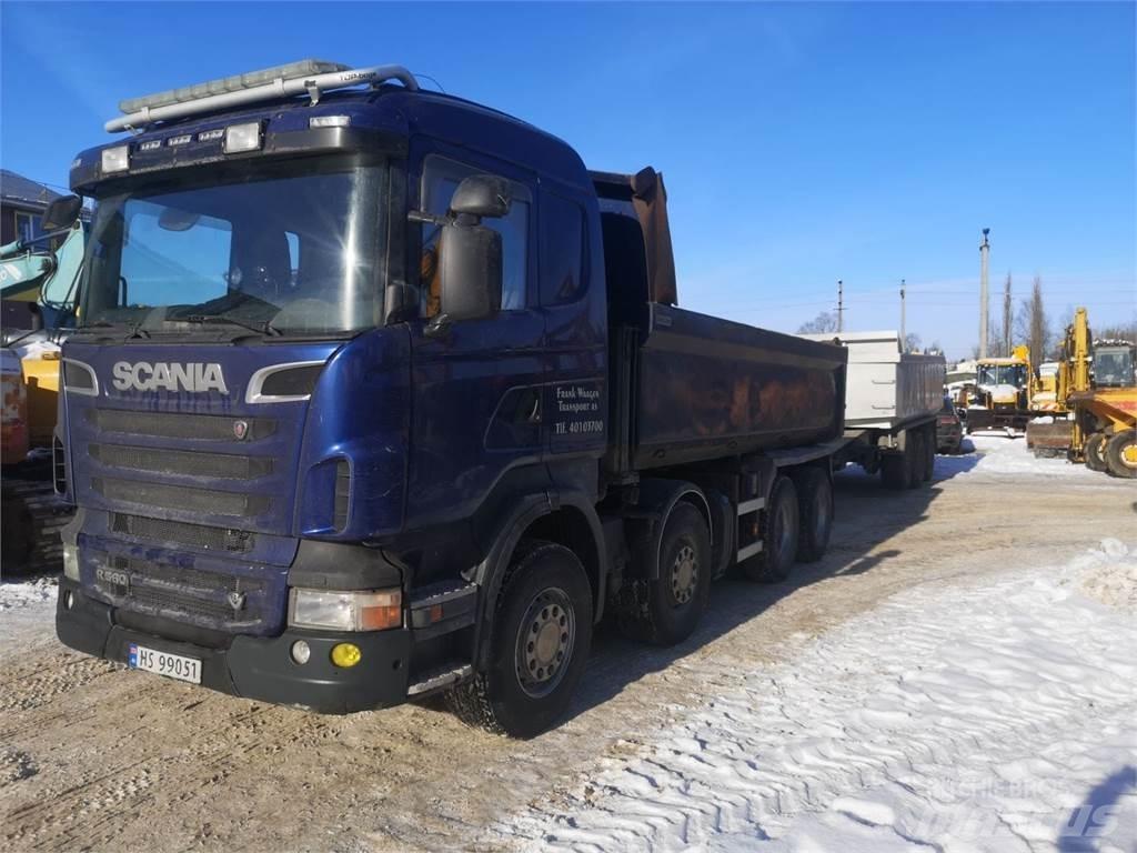 Scania R560 8x4 Hidraulikus konténerszállító
