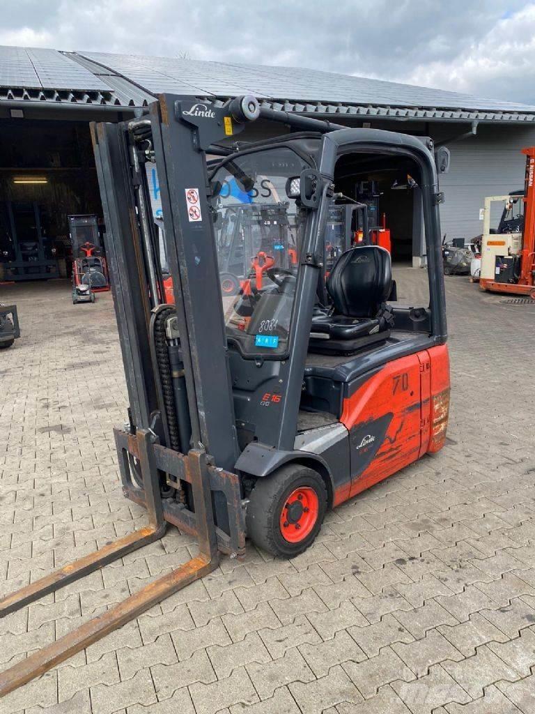 Linde E 16-02 Elektromos targoncák