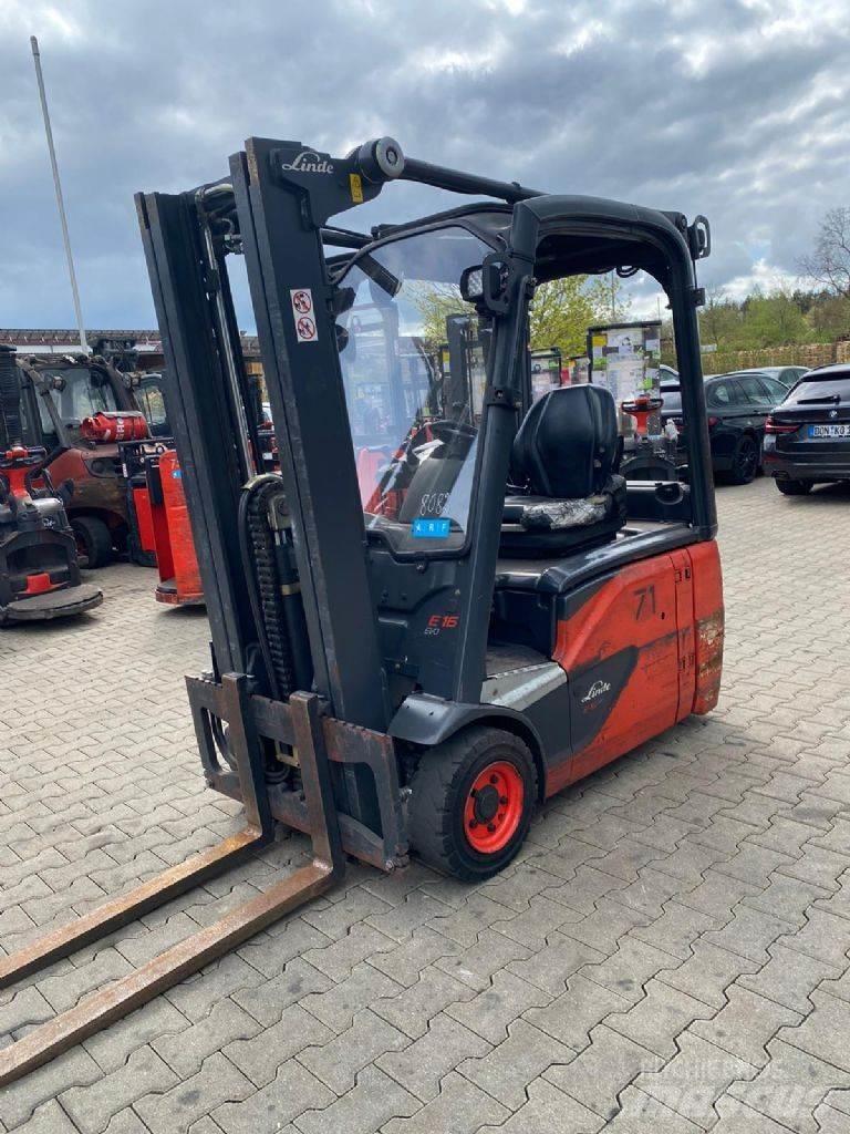 Linde E 16-02 Elektromos targoncák