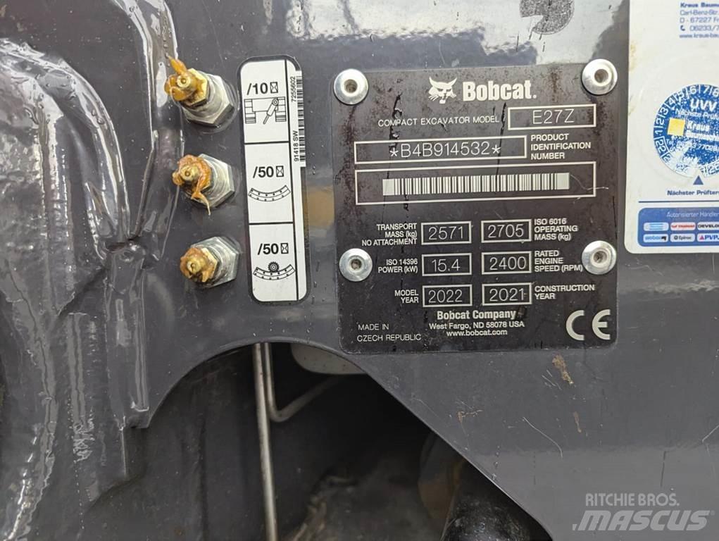 Bobcat E 27z Mini kotrók < 7t