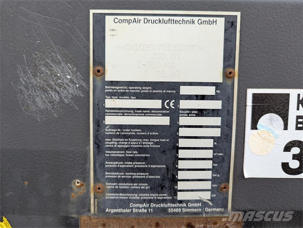 Compair C 30 Kompresszorok
