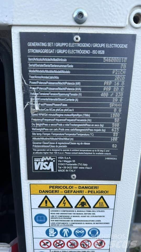 Visa P21CK Egyéb Áramfejlesztők