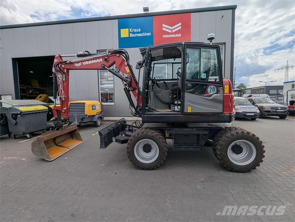 Yanmar B 75 W Gumikerekes kotrók