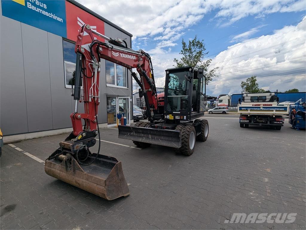 Yanmar B 75 W Gumikerekes kotrók