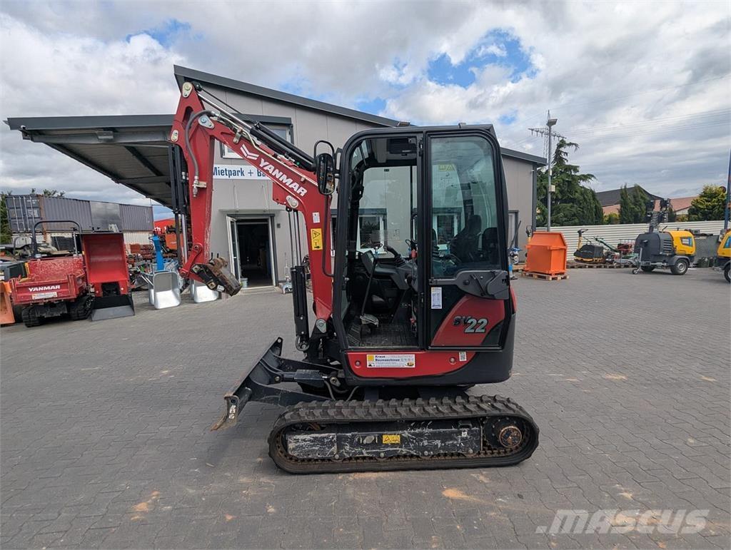 Yanmar SV 22 Mini kotrók < 7t
