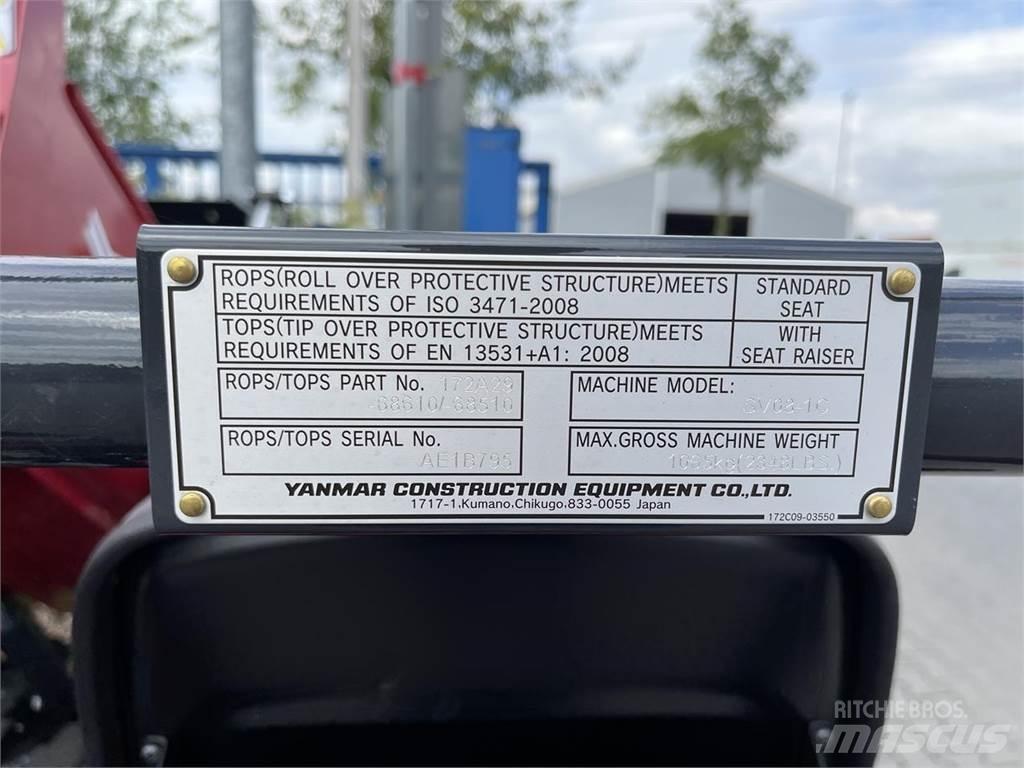 Yanmar SV08 Mini kotrók < 7t