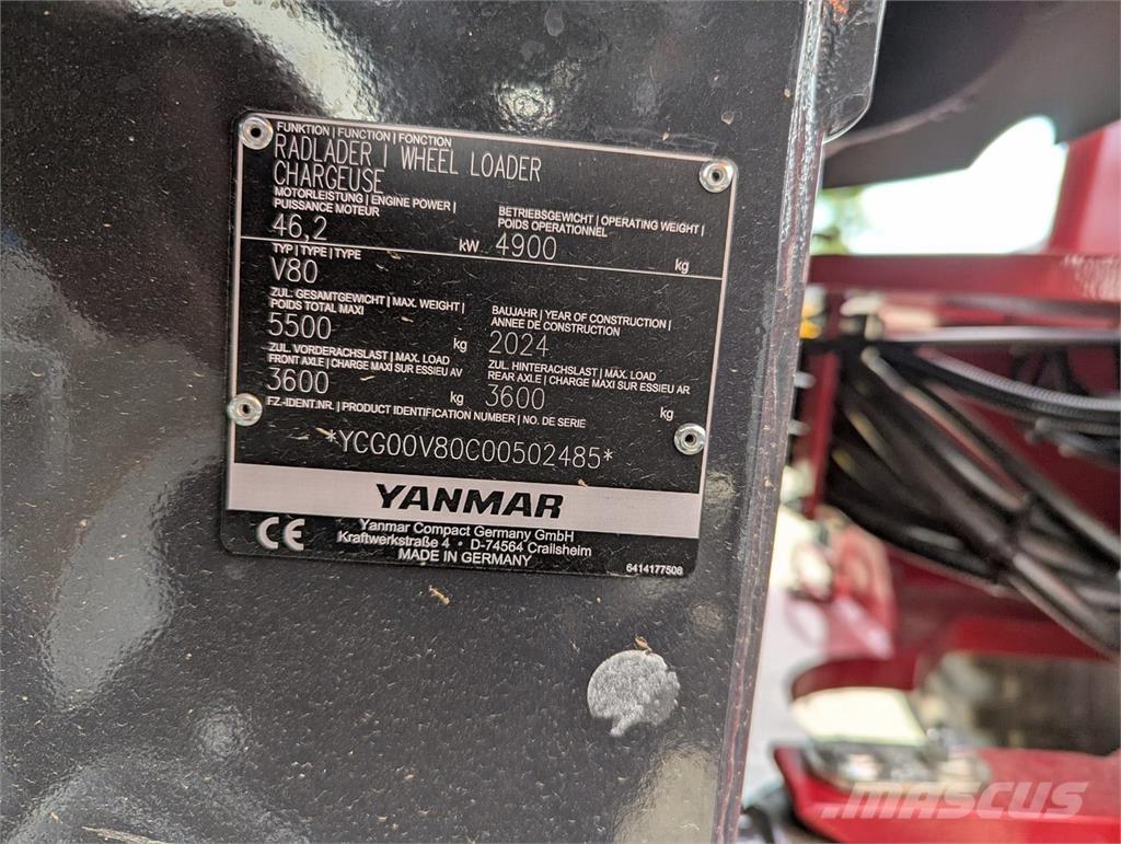 Yanmar V 80 Mini kotrók < 7t