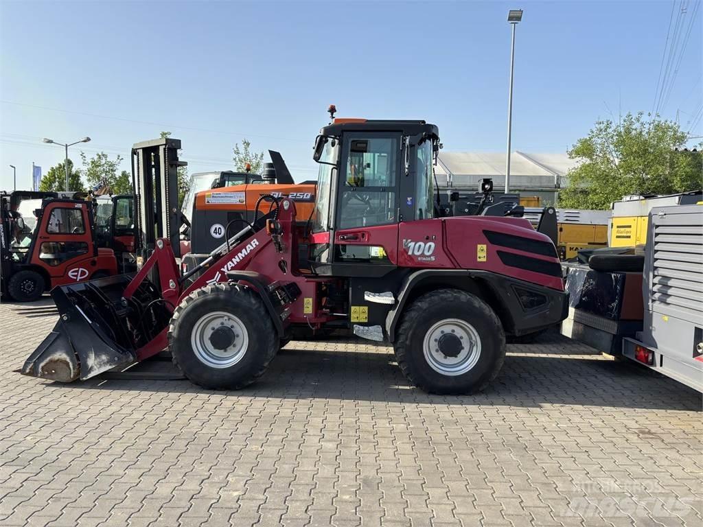 Yanmar V100 Gumikerekes homlokrakodók
