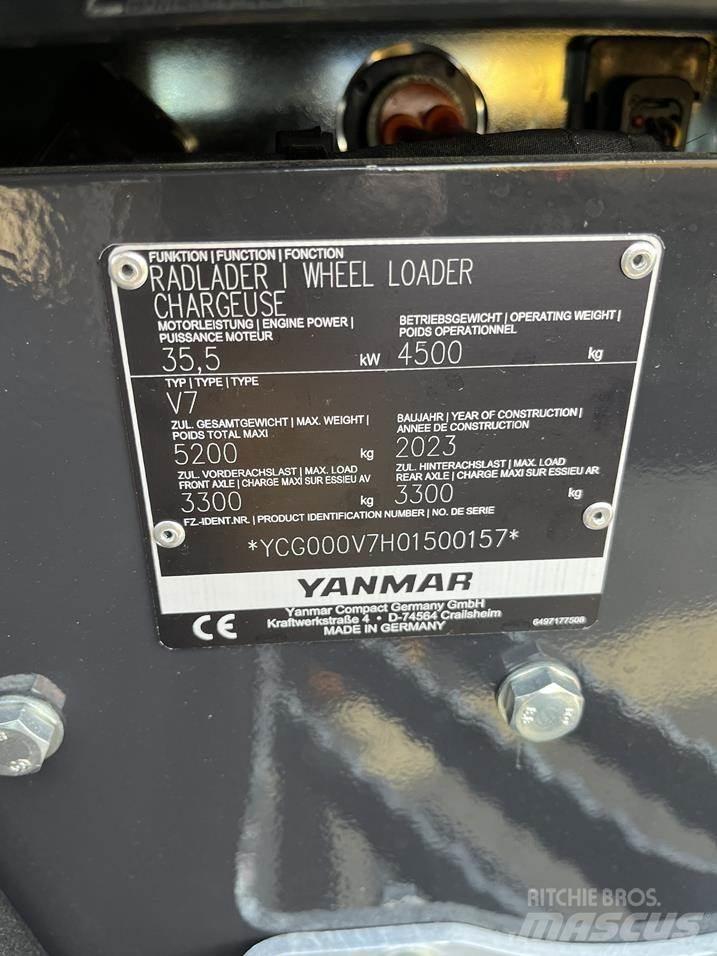 Yanmar V7 Gumikerekes homlokrakodók