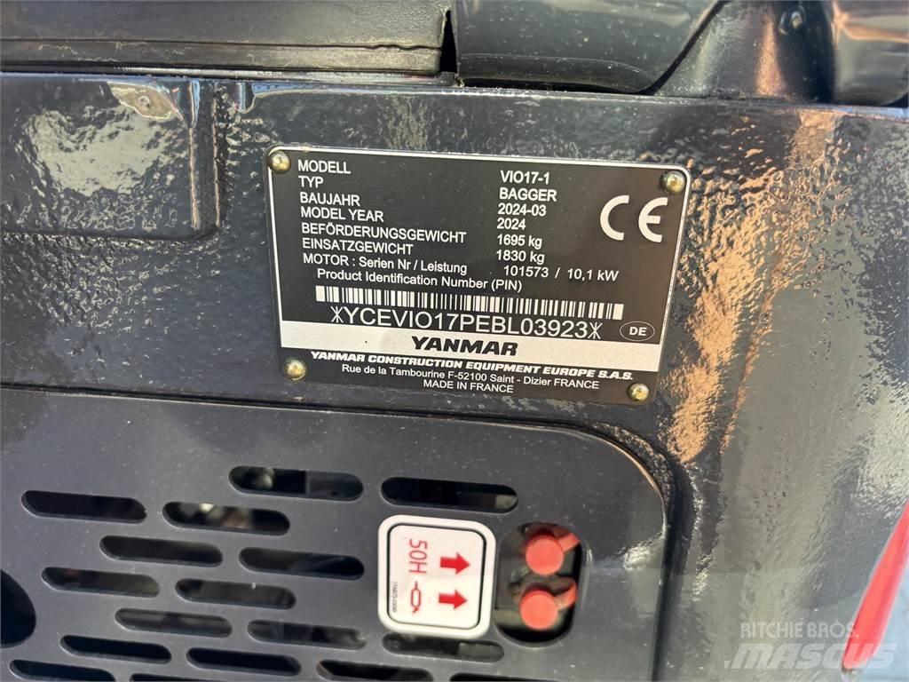 Yanmar ViO17 Mini kotrók < 7t