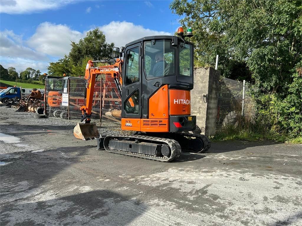 Hitachi 2019 ZX26U-6 Lánctalpas kotrók