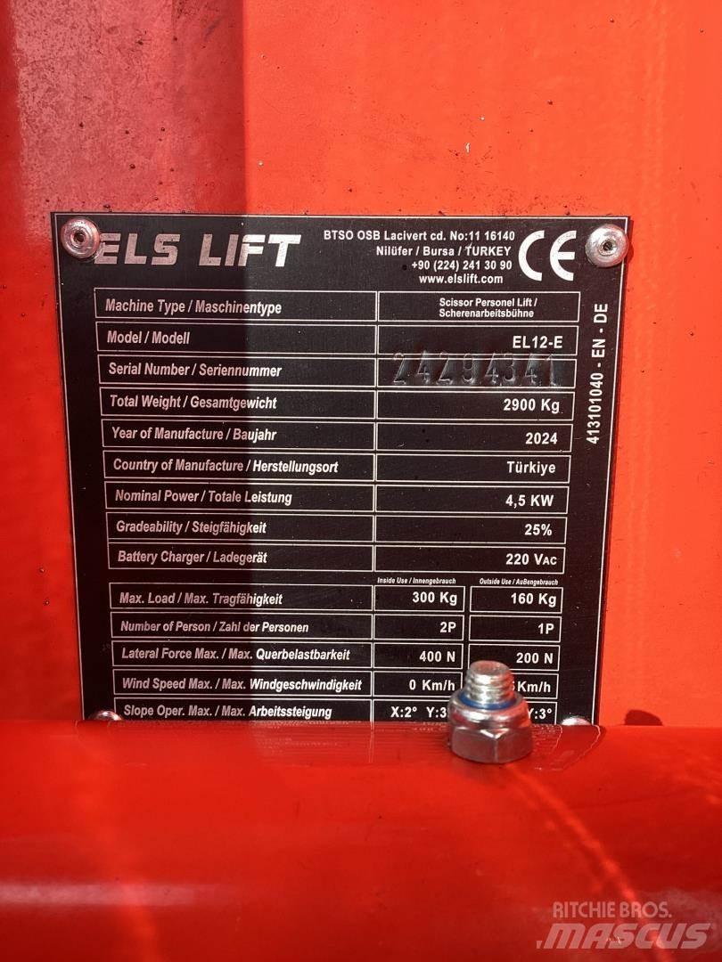 ELS LIFT EL12E Ollós emelők