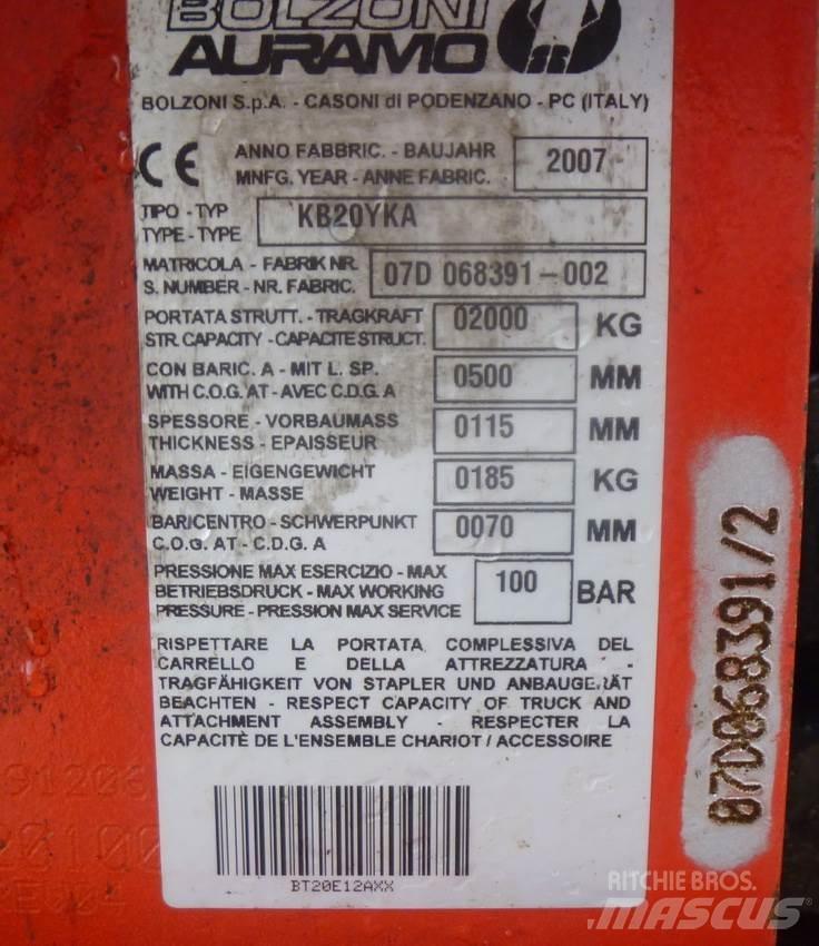 Bolzoni KB20YKA Anyagmozgatás - Egyebek