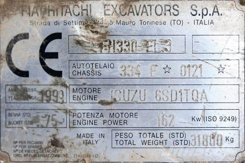 Fiat-Hitachi FH330 EL.3 Egyéb alkatrészek
