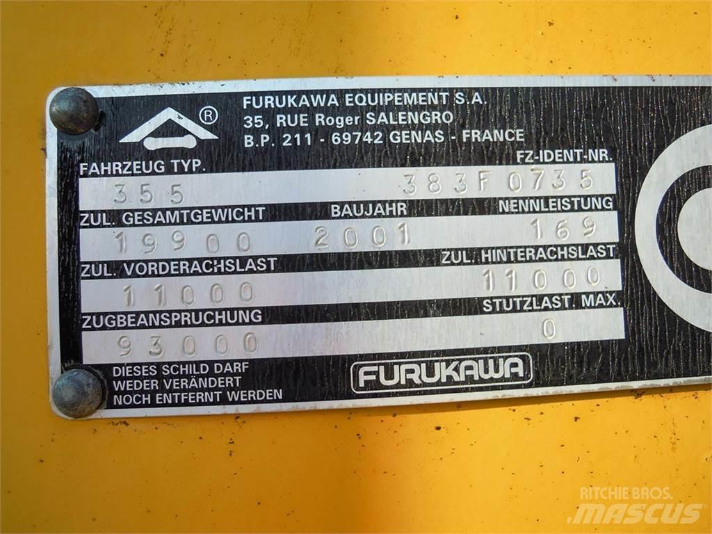 Furukawa 355-II Gumikerekes homlokrakodók