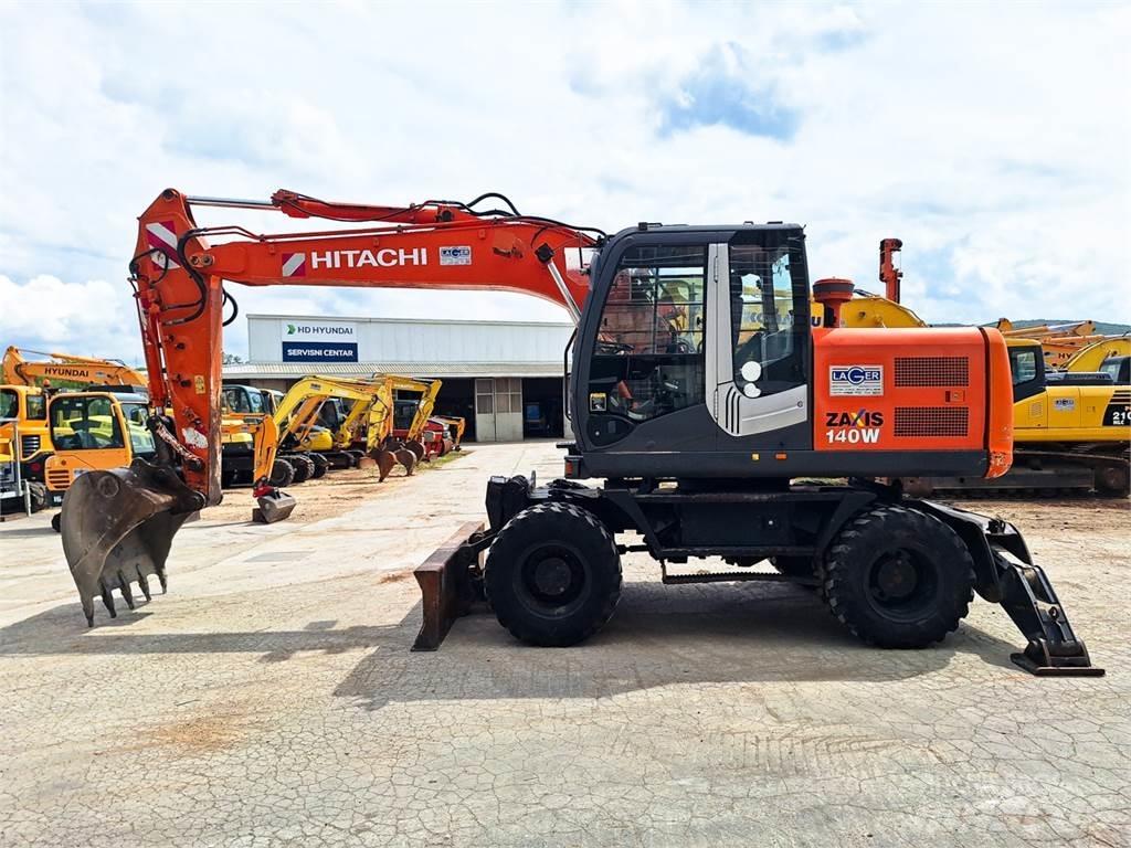 Hitachi ZX140W-3 Gumikerekes kotrók