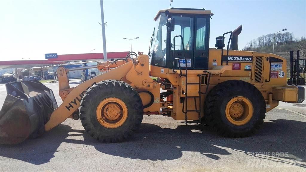 Hyundai HL760XTD-7 Gumikerekes homlokrakodók