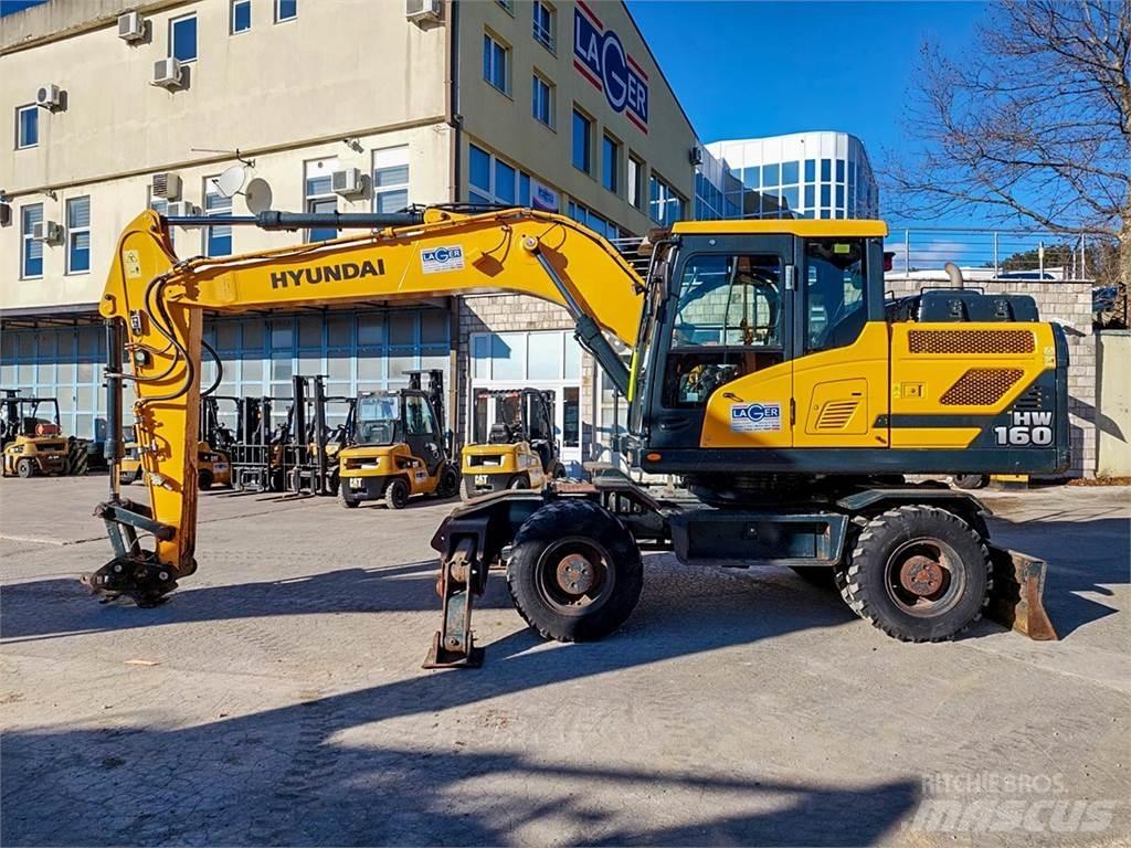 Hyundai HW160 Gumikerekes kotrók