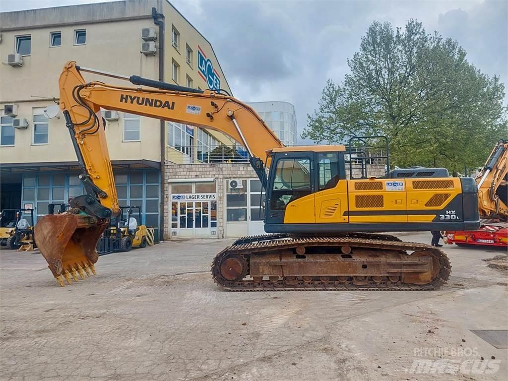 Hyundai HX330L Lánctalpas kotrók