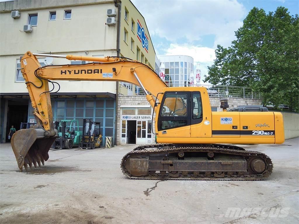 Hyundai R290NLC-7 Lánctalpas kotrók