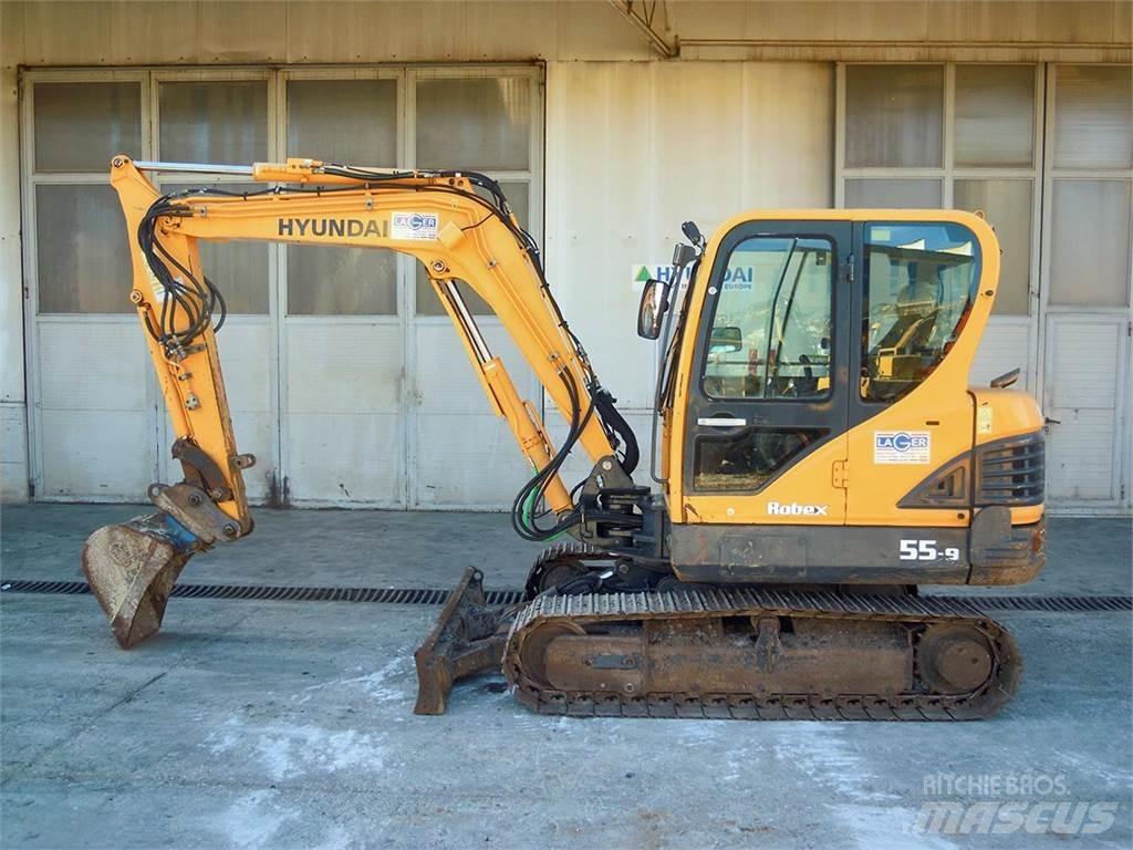 Hyundai R55-9 Mini kotrók < 7t