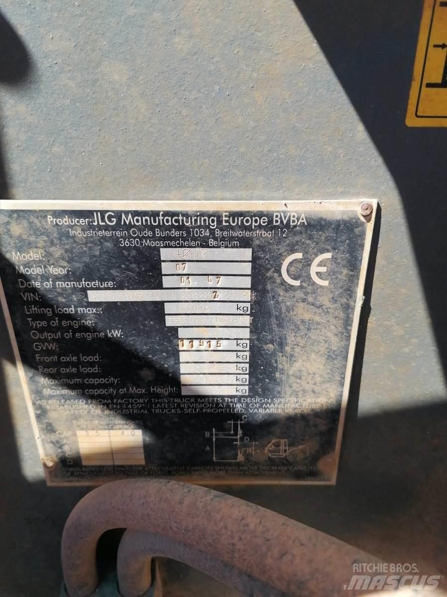 JLG 4017 Teleszkópos rakodók