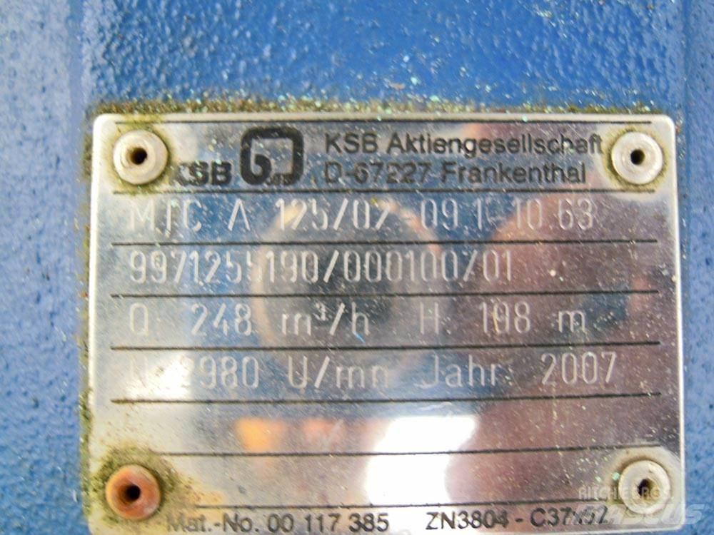 KSB MTC 125/02 Vízpumpák