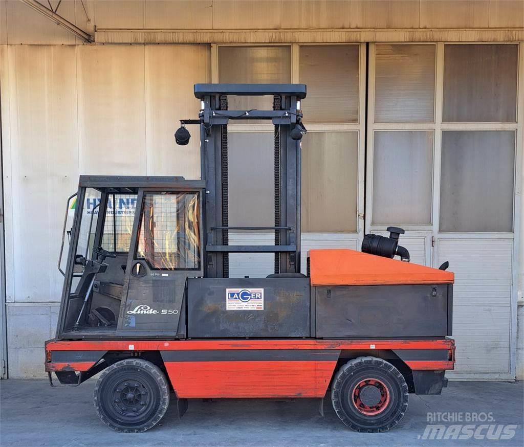 Linde S50 Oldalvillás targonca