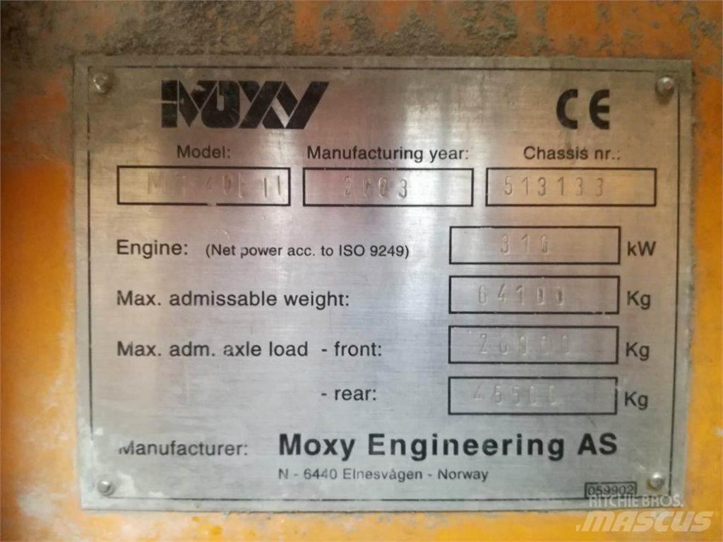 Moxy MT 40B Csuklósdömperek