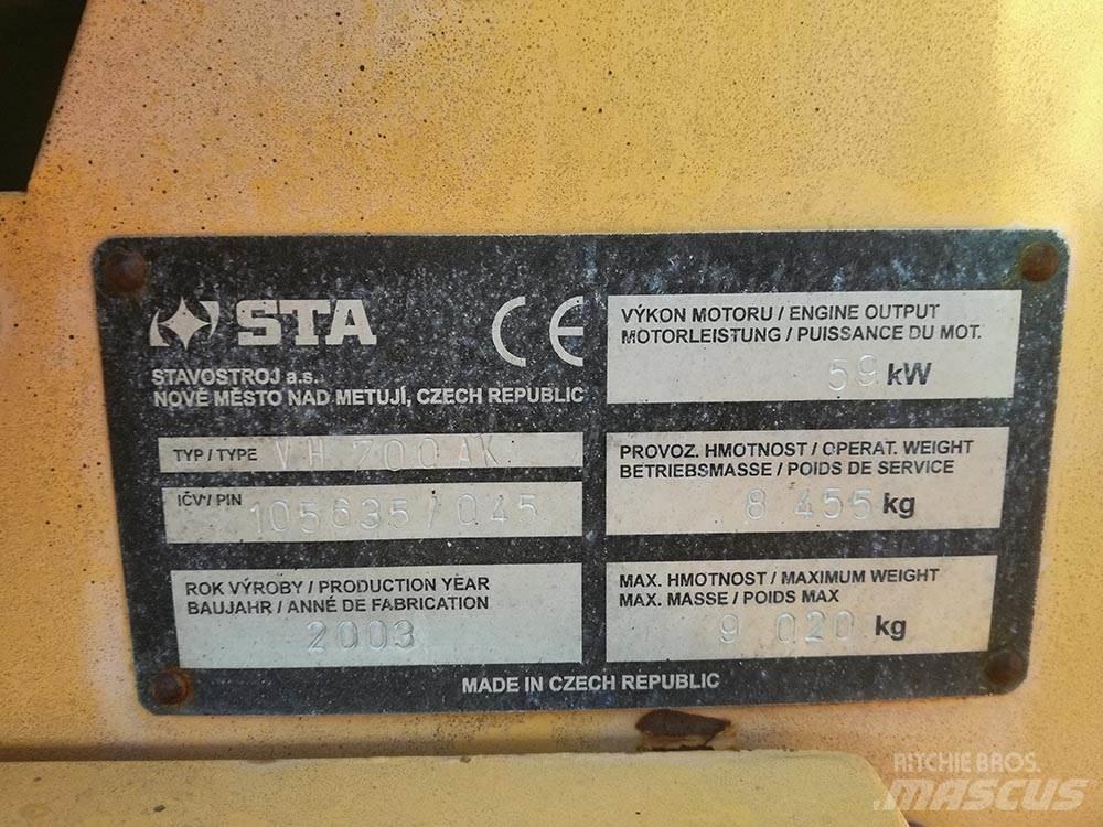 Stavostroj STA VH 700 AK Ikerdobos hengerek