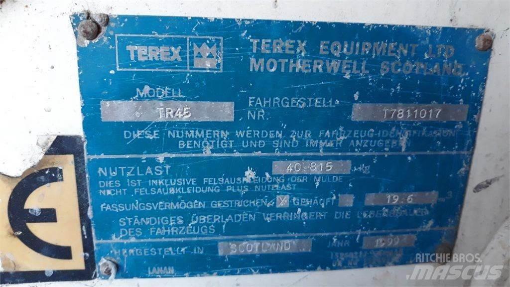 Terex TR45 Mezei dömperek