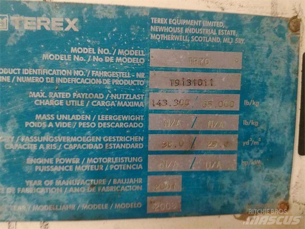 Terex TR70 Mezei dömperek