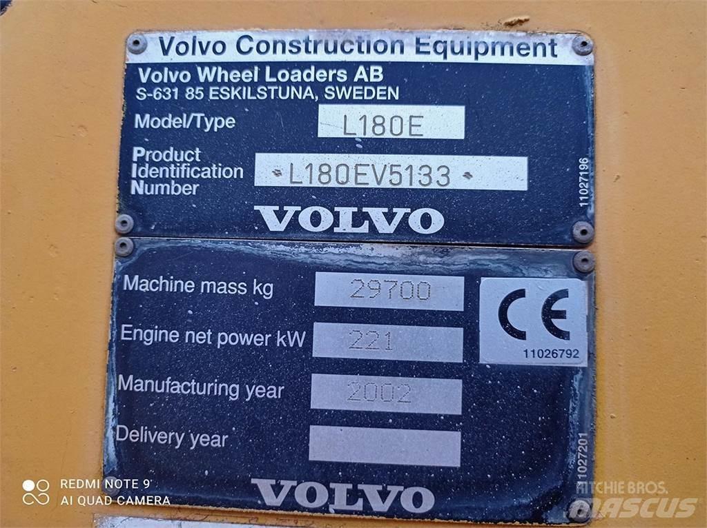 Volvo L180E Gumikerekes homlokrakodók