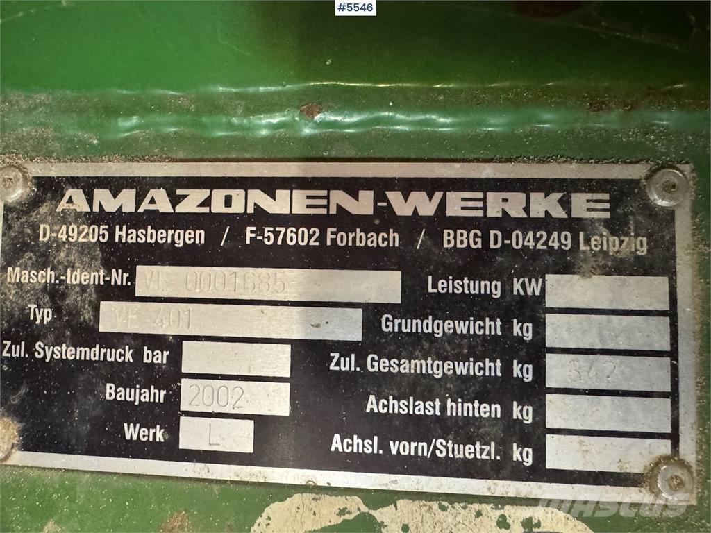 Amazone VE 401 Sorvetőgép