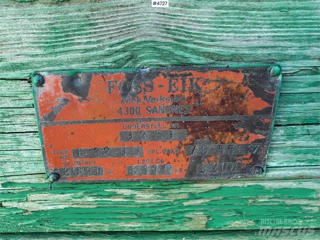 Foss-Eik eik Gabona átrakó kocsik