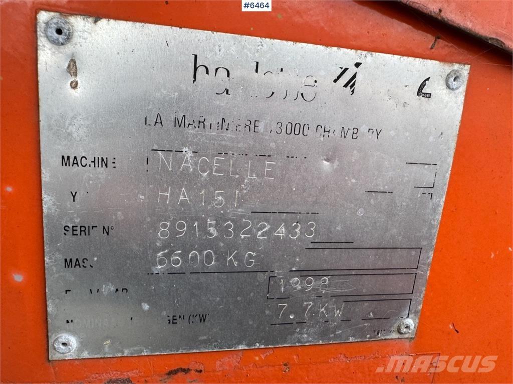 Haulotte HA 15 I Egyéb felvonók és állványok