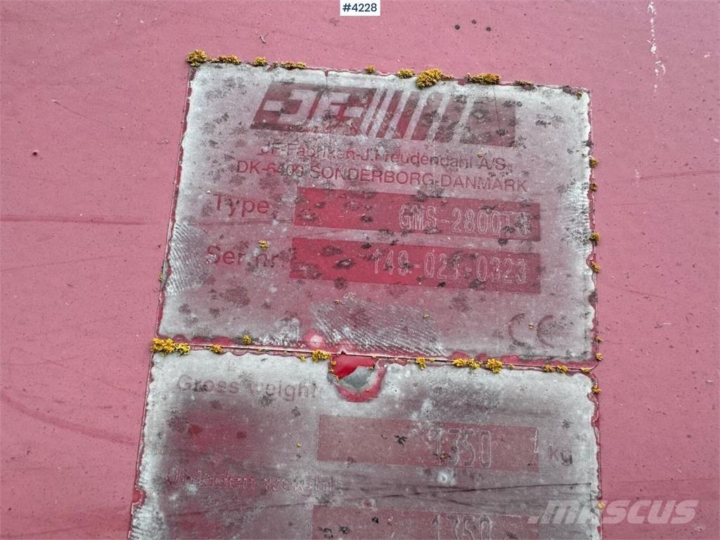 JF GMS-2800TS Egyéb talajművelő gépek és berendezések